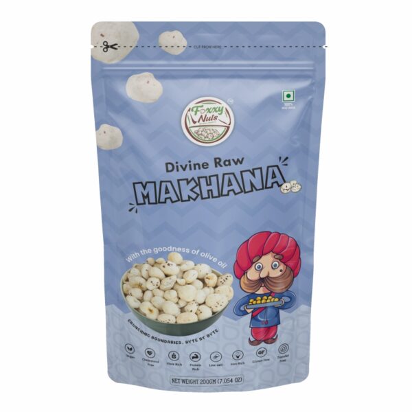 Foxxy Nuts Divine Raw Makhana (150gram)